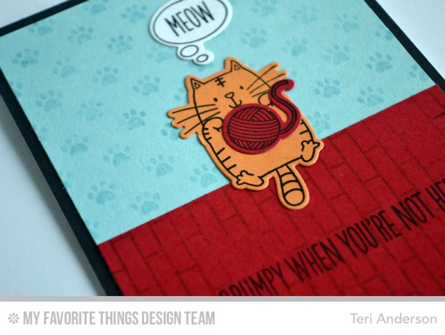 Meow card by Teri
