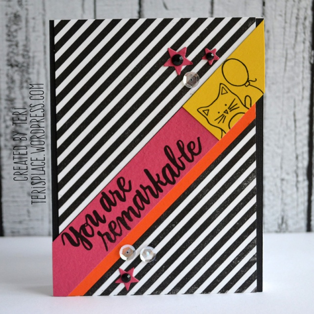 You Are Remarkable card by Teri 