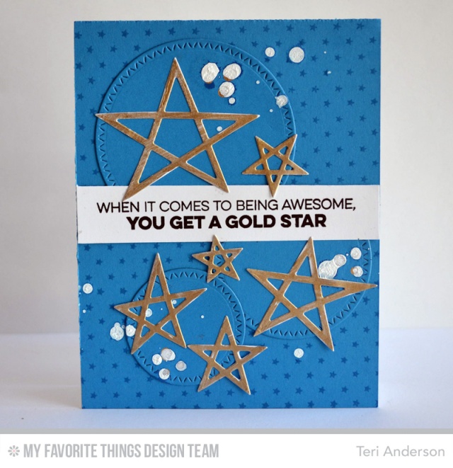 Gold Star card by Teri 